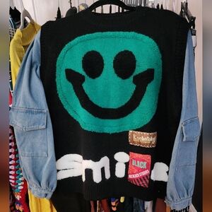 Smiley face sweater